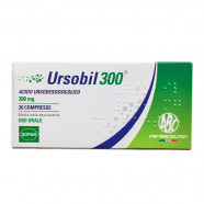 Купить Урсобил (Урсолизин, Урсодезоксихолевая кислота) 300 капсулы №20 в Москве